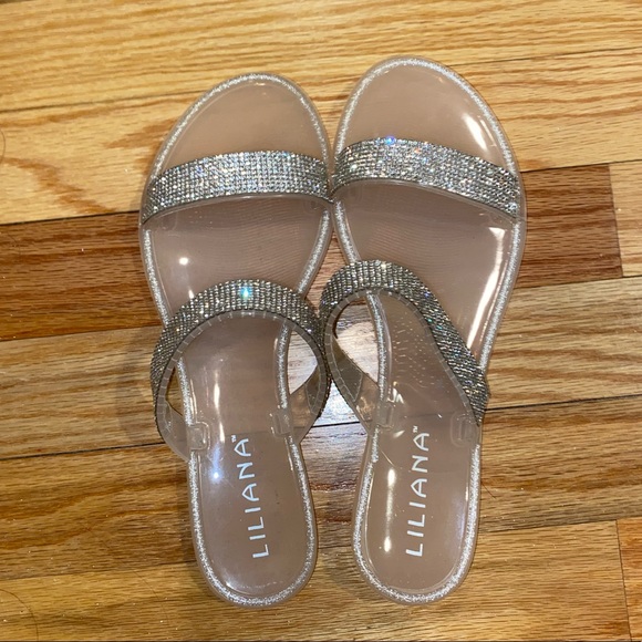 Miss Lola Shoes - MISS LOLA - nude slides “Yacht Club”*see below*